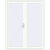 Pricing Internal doors 1600x2050 mm REHAU BASE 60 TERRACE (Т94) RAL 9016 Traffic white two-sided