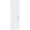 Pricing Internal doors 700x2340 mm REHAU BASE 60 TERRACE (Т94) RAL 9016 Traffic white two-sided