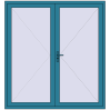Pricing Drzwi wewnętrzne 2000x2150 mm REHAU BASE 60 (Z74) BRILLIANT_BLUE dwustronny