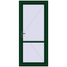 Pricing Internal doors 950x2140 mm REHAU BASE 60 (Z74) MOSS_GREEN two-sided