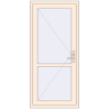Ustalenie cen Drzwi wewnętrzne 850x1850 mm REHAU BASE 60 (Z74) CREAME_WHITE_50L-2 dwustronny