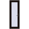 Pricing Internal doors 670x1900 mm REHAU BASE 60 TERRACE (Т94) BLACK_BROWN two-sided
