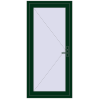 Pricing Internal doors 880x1880 mm REHAU BASE 60 (Z74) MOSS_GREEN two-sided