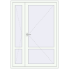 Ustalenie cen Drzwi wewnętrzne 1400x2000 mm REHAU BASE 60 TERRACE (Т94) RAL 9016 Traffic white dwustronny