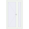 Ustalenie cen Drzwi wewnętrzne 1285x2265 mm REHAU BASE 60 (Z74) RAL 9016 Traffic white dwustronny