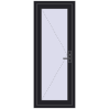 Pricing Internal doors 700x1800 mm REHAU BASE 60 TERRACE (Т94) BLACK_ULTI-MATT two-sided