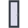 Ustalenie cen Drzwi wewnętrzne 700x1800 mm REHAU BASE 60 TERRACE (Т94) ANTHRACITE_GREY_STRUKTURAL dwustronny