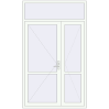 Pricing Internal doors 1499x2500 mm REHAU BASE 60 (Z74) RAL 9016 Traffic white two-sided