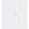Pricing Internal doors 1800x2050 mm REHAU BASE 60 TERRACE (Т94) RAL 9016 Traffic white two-sided
