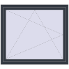Pricing Tilt-and-Turn 1310x1200 mm REHAU ENERGY-SAVING SYNEGO MD ANTHRACITE_GREY_STRUKTURAL external