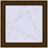 Ustalenie cen Okna skrzydłowe 950x950 mm CLASICTHERM 70 DARK_OAK dwustronny