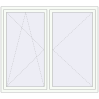 Pricing Tilt-and-Turn 1740x1530 mm REHAU OPTIMUM EURO-DESIGN 70 RAL 9016 Traffic white two-sided