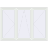 Pricing Tilt-and-Turn 2300x1600 mm REHAU OPTIMUM EURO-DESIGN 70 RAL 9016 Traffic white two-sided