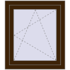 Pricing Tilt-and-Turn 700x800 mm REHAU ENERGY-SAVING SYNEGO MD DARK_OAK two-sided
