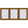 Pricing Tilt-and-Turn 2300x1000 mm REHAU OPTIMUM EURO-DESIGN 70 GOLDEN OAK two-sided