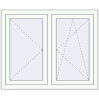 Pricing Tilt-and-Turn 1100x900 mm REHAU OPTIMUM EURO-DESIGN 70 RAL 9016 Traffic white two-sided