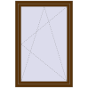 Ustalenie cen Okna skrzydłowe 950x1500 mm CLASICTHERM 70 WALNUT dwustronny