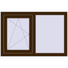 Ustalenie cen Okna skrzydłowe 1050x700 mm EPSILON OPTIMA DARK_OAK dwustronny