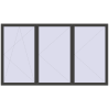 Pricing Tilt-and-Turn 4000x2300 mm REHAU BRILLANT DESIGN BASALT_GREY two-sided