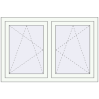 Pricing Tilt-and-Turn 1200x800 mm REHAU OPTIMUM EURO-DESIGN 70 RAL 9016 Traffic white two-sided