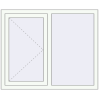 Pricing Tilt-and-Turn 1220x1000 mm REHAU OPTIMUM EURO-DESIGN 70 RAL 9016 Traffic white two-sided