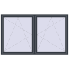 Pricing Tilt-and-Turn 2000x1200 mm REHAU OPTIMUM EURO-DESIGN 70 ANTHRACITE_GREY_STRUKTURAL external