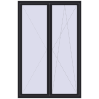 Pricing Tilt-and-Turn 1500x2300 mm REHAU ENERGY-SAVING SYNEGO MD BLACK_ULTI-MATT external