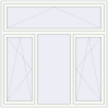 Pricing Tilt-and-Turn 1800x1800 mm ALU STANDARD 72 RAL 9016 Traffic white two-sided