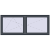 Pricing Tilt-and-Turn 2100x850 mm REHAU OPTIMUM EURO-DESIGN 70 ANTHRACITE_GREY_STRUKTURAL external