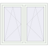 Pricing Tilt-and-Turn 1300x1150 mm REHAU BRILLANT DESIGN RAL 9016 Traffic white two-sided