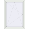 Pricing Tilt-and-Turn 950x1350 mm REHAU ENERGY-SAVING SYNEGO MD RAL 9016 Traffic white two-sided