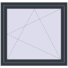 Pricing Tilt-and-Turn 1050x1000 mm REHAU BRILLANT DESIGN ANTHRACITE_GREY_STRUKTURAL external