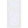 Pricing Tilt-and-Turn 1000x2000 mm REHAU OPTIMUM EURO-DESIGN 70 RAL 9016 Traffic white two-sided