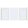Pricing Tilt-and-Turn 2160x1060 mm REHAU OPTIMUM EURO-DESIGN 70 RAL 9016 Traffic white two-sided