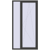 Pricing Tilt-and-Turn 1200x2300 mm REHAU ENERGY-SAVING SYNEGO MD BASALT_GREY two-sided