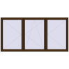 Pricing Tilt-and-Turn 3000x1500 mm REHAU OPTIMUM EURO-DESIGN 70 DARK_OAK two-sided