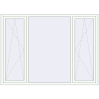 Pricing Tilt-and-Turn 2200x1600 mm REHAU ENERGY-SAVING SYNEGO MD RAL 9016 Traffic white two-sided