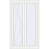 Pricing Tilt-and-Turn 900x1500 mm REHAU ENERGY-SAVING SYNEGO MD RAL 9016 Traffic white two-sided