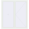 Pricing Tilt-and-Turn 2000x2200 mm REHAU ENERGY-SAVING SYNEGO MD RAL 9016 Traffic white two-sided