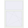 Pricing Tilt-and-Turn 1330x1930 mm REHAU OPTIMUM EURO-DESIGN 70 RAL 9016 Traffic white two-sided