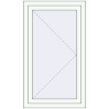 Pricing Tilt-and-Turn 660x1170 mm REHAU OPTIMUM EURO-DESIGN 70 RAL 9016 Traffic white two-sided