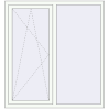 Pricing Tilt-and-Turn 1400x1450 mm KORSA ENERGY-SAVING REHAU SYNEGO MD
