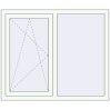 Ustalenie cen Okna skrzydłowe 1300x1050 mm REHAU OPTIMUM EURO-DESIGN 70 RAL 9016 Traffic white dwustronny