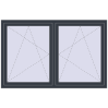Ustalenie cen Okna skrzydłowe 1785x1145 mm REHAU ENERGY-SAVING SYNEGO MD ANTHRACITE_GREY_STRUKTURAL dwustronny