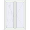Pricing Tilt-and-Turn 1220x1620 mm REHAU OPTIMUM EURO-DESIGN 70 RAL 9016 Traffic white two-sided