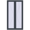 Pricing Tilt-and-Turn 1100x2000 mm REHAU ENERGY-SAVING SYNEGO MD ANTHRACITE_GREY_STRUKTURAL two-sided