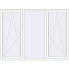 Pricing Tilt-and-Turn 2000x1500 mm REHAU ENERGY-SAVING SYNEGO MD RAL 9016 Traffic white two-sided