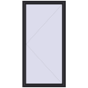 Pricing Tilt-and-Turn 1200x2400 mm REHAU ENERGY-SAVING SYNEGO MD BLACK_ULTI-MATT external