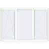Pricing Tilt-and-Turn 2065x1425 mm REHAU OPTIMUM EURO-DESIGN 70 RAL 9016 Traffic white two-sided