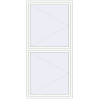 Pricing Tilt-and-Turn 1250x2660 mm REHAU OPTIMUM EURO-DESIGN 70 RAL 9016 Traffic white two-sided